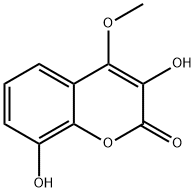 3,8-dihydroxy-4-methoxycoumarin Structure