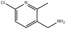 (6-氯-2-甲基吡啶-3-基)甲胺, 1251529-73-3, 结构式