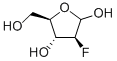 2-DEOXY-2-FLUORO-D-ARABINOFURANOSE Struktur