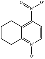 4-ニトロ-5,6,7,8-テトラヒドロキノリン-1-イウム-1-オラート 化学構造式