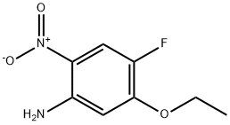 Benzenamine, 5-ethoxy-4-fluoro-2-nitro- (9CI) Struktur