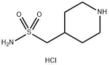 (哌啶-4-基)甲磺酰胺盐酸 结构式