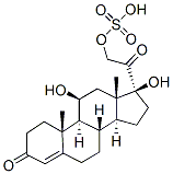 cortisol 21-sulfate Structure