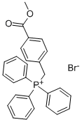 (4-甲氧基羰基苄基)三苯基溴化膦, 1253-46-9, 结构式