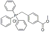 4-カルボメトキシベンジルトリフェニルホスホニウムクロリド 化学構造式