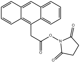 9-アントラセン酢酸2,5-ジオキソ-1-ピロリジニルエステル 化学構造式