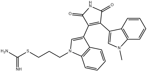 RO 31-8220 メタンスルホン酸塩 化学構造式