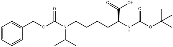 BOC-LYS(Z)(ISOPROPYL)-OH Structure