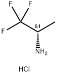 (S)-2-アミノ-1,1,1-トリフルオロプロパン塩酸塩 化学構造式