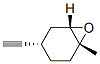 7-Oxabicyclo[4.1.0]heptane, 4-ethynyl-1-methyl-, [1R-(1alpha,4beta,6alpha)]- (9CI) Structure