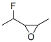 Oxirane,  2-(1-fluoroethyl)-3-methyl- Structure