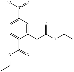 2-(2-乙氧基-2-氧代乙基)-4-硝基苯甲酸乙酯, 1253790-99-6, 结构式