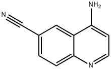 4-氨基喹啉-6-甲腈,1253792-26-5,结构式