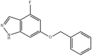 6-(benzyloxy)-4-fluoro-1H-indazole Structure