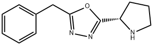 2-BENZYL-5-(PYRROLIDIN-2-YL)-1,3,5-OXADIAZOLE, 1253792-58-3, 结构式