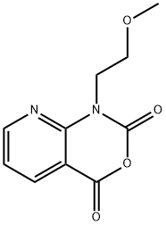1-(2-メトキシエチル)-1H-ピリド[2,3-D][1,3]オキサジン-2,4-ジオン 化学構造式