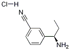 (R)-3-(1-AMINOPROPYL)BENZONITRILE -HCl Structure