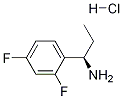 (R)-1-(2,4-DIFLUOROPHENYL)PROPAN-1-AMINE-HCl Structure