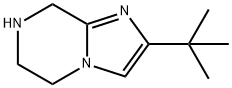 IMidazo[1,2-a]pyrazine, 2-(1,1-diMethylethyl)-5,6,7,8-tetrahydro- Structure