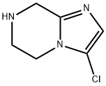 IMidazo[1,2-a]pyrazine, 3-chloro-5,6,7,8-tetrahydro- Structure