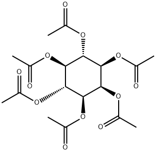 myo-イノシトールヘキサアセタート 化学構造式