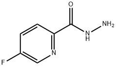 2-Pyridinecarboxylic acid, 5-fluoro-, hydrazide Structure