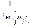 Carbamic acid, (1-formyl-1-methyl-2-propynyl)-, 1,1-dimethylethyl ester, (R)- Structure