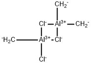 Trichlorotrimethyl dialuminum Struktur