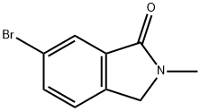 1H-Isoindol-1-one, 6-broMo-2,3-dihydro-2-Methyl- Structure