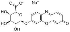 试卤灵-Β-D-葡糖苷酸钠盐, 125440-91-7, 结构式