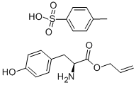 L-酪氨酸烯丙酯 4-甲基苯磺酸酯, 125441-05-6, 结构式