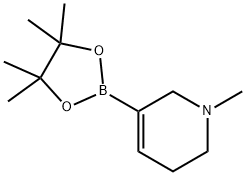 1-Methyl-5-(4,4,5,5-tetraMethyl-1,3,2-dioxaborolan-2-yl)-1,2,3,6-tetrahydropyridine Structure