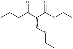 ETHYL 2-BUTYRYL-3-ETHOXYACRYLATE 化学構造式