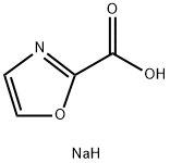 オキサゾール-2-カルボン酸ナトリウム 化学構造式