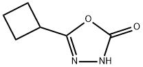 5-cyclobutyl-1,3,4-oxadiazol-2-ol(SALTDATA: FREE) Struktur