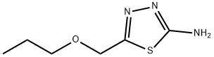 5-(丙氧基甲基)-1,3,4-噻二唑-2-胺, 1255147-52-4, 结构式