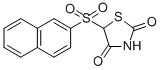 5-(2-naphthalenylsulfonyl)-2,4-thiazolidinedione 结构式