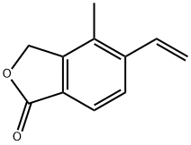 4-甲基-5-乙烯基异苯并呋喃-1(3H)-酮,1255206-69-9,结构式
