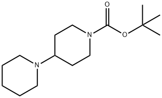 [1,4''-Bipiperidine]-1''-carboxylic acid 1,1-dimethylethyl<br>ester Structure