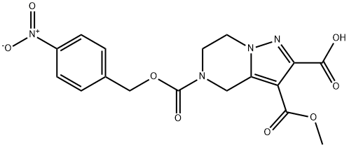 3-(Methoxycarbonyl)-5-((4-nitrobenzyloxy)carbonyl)-4,5,6,7-tetrahydropyrazolo[1,5-a]pyrazine-2-carbo