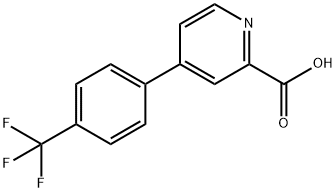 4-[(4-Trifluoromethyl)phenyl]-pyridine-2-carboxylic acid Structure