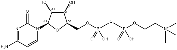 1256-10-6 Cytidine 5'-(trihydrogen diphosphate), mono[2-(trimethylammonio)ethyl] ester 