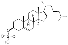 胆甾醇硫酸盐,1256-86-6,结构式