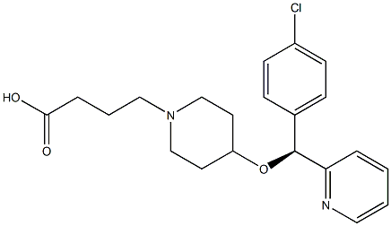 ベポタスチン 化学構造式