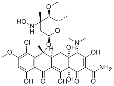 ダクチロシクリンA 化学構造式