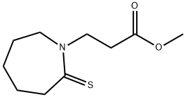1H-Azepine-1-propanoic  acid,  hexahydro-2-thioxo-,  methyl  ester Structure