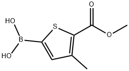 5-(Methoxycarbonyl)-4-methylthiophene-2-boronic acid Struktur