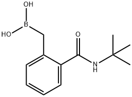 2-(tert-Butylcarbamoyl)benzylboronic acid Structure