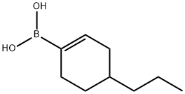 4-Propylcyclohex-1-enylboronic acid Structure
