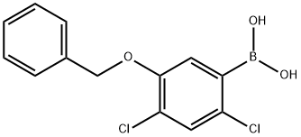 5-(苄氧基)-24-二氯苯硼酸,1256346-47-0,结构式